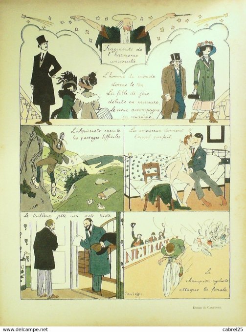 Le Rire 1910 n°407 Léandre Villa Mirande Pierlis Carlègle Métivet Foy Dypouyt