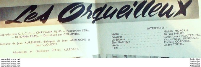 Mon Film 464 55-07-13 Le secret des Incas Chartlon Heston Nico Lemaurey