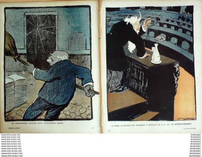 L'Assiette au beurre 1906 # 294 Les grandes reformes Camara