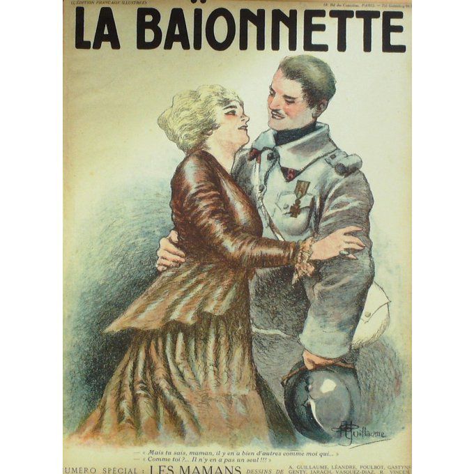 La Baionnette 1916 n°040 (Les mamans) POULBOT JARACH GASTYNE VASQUEZ DIAZ