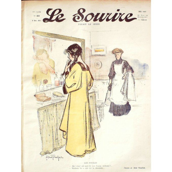Le Sourire 1911 n°040 ESQULUS NAM BURRET TRUCHET MANFREDINI AGHION BERNARD