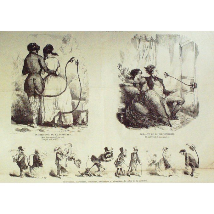 Le Journal pour RIRE 1848 n° 40 BANQUE D'ECHANGE BERTALL CROQUADES LORENTZ EMY