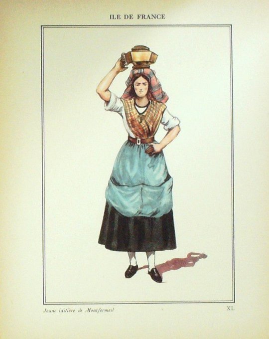 Ile-de-France Montfermeil Laitiere 1920