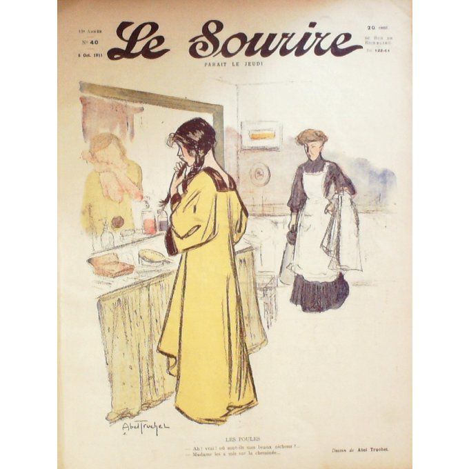 Le Sourire 1911 n°040 ESQULUS NAM BURRET TRUCHET MANFREDINI AGHION BERNARD