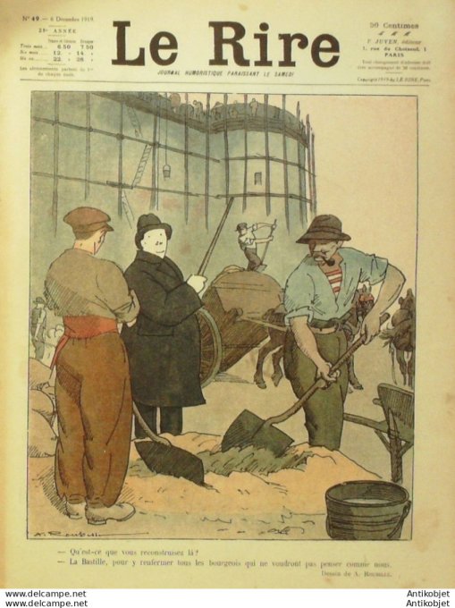 Le Rire 1919-12- 6 #  49 Journal humoristique Ed.Originale Les gens chics