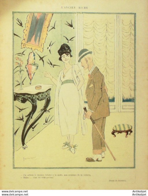 Le Rire 1919-12- 6 #  49 Journal humoristique Ed.Originale Les gens chics