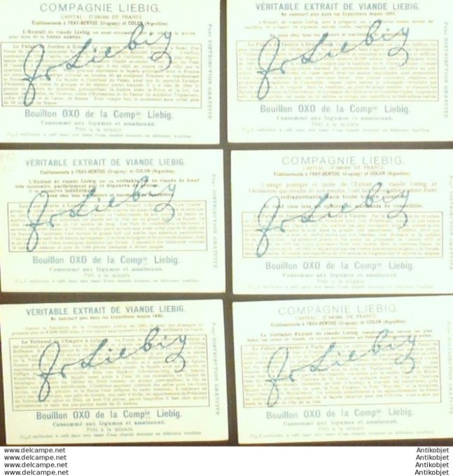 Chromo Liebig Sang  966 Palais de justice (1909)