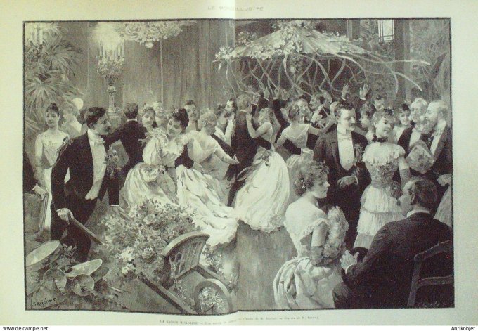 Le Monde illustré 1890 n°1731 Tunisie Carthage Montpellier (34) Besançon (25)