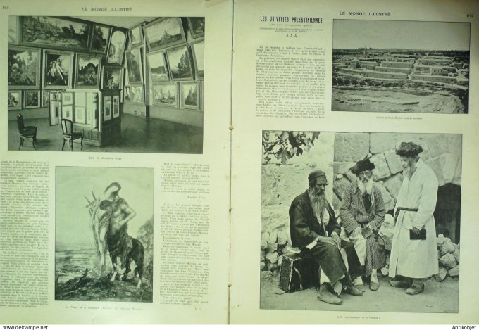 Le Monde illustré 1901 n°2315 Mandchourie Kharbine Khoulantchène Alger Vénézuela Yemen Ask Nazim Bou