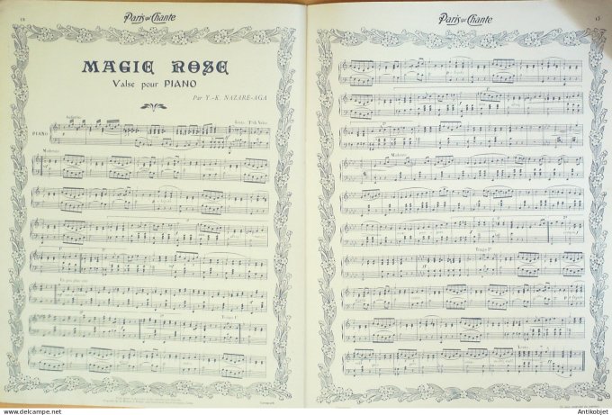 Paris qui chante 1904 n°100 Darnaud Bloch Pierette Jouy Henri Helme