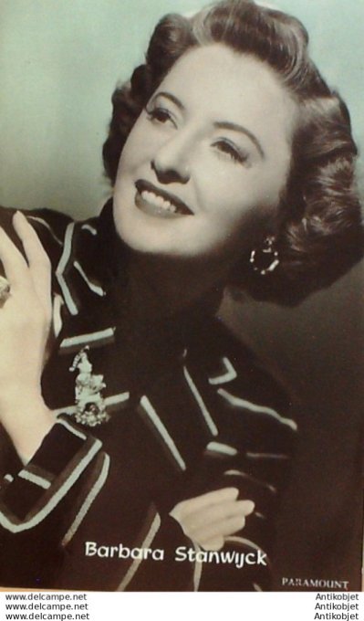 Stanwyck Barbara (Photo De Presse)