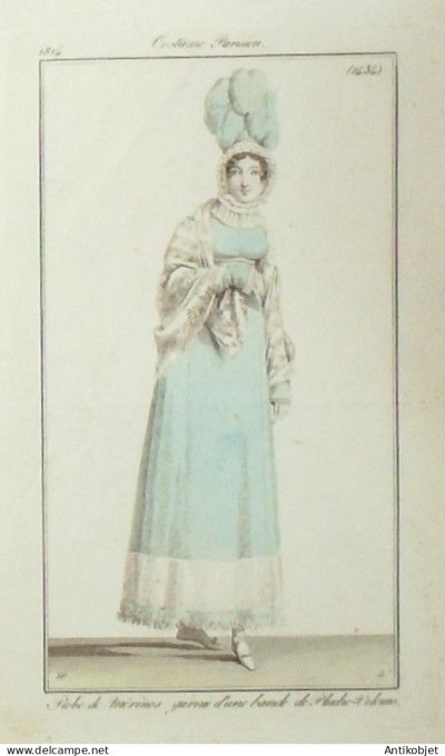 Costume Parisien 1814 # 1434 Robe de mérinos