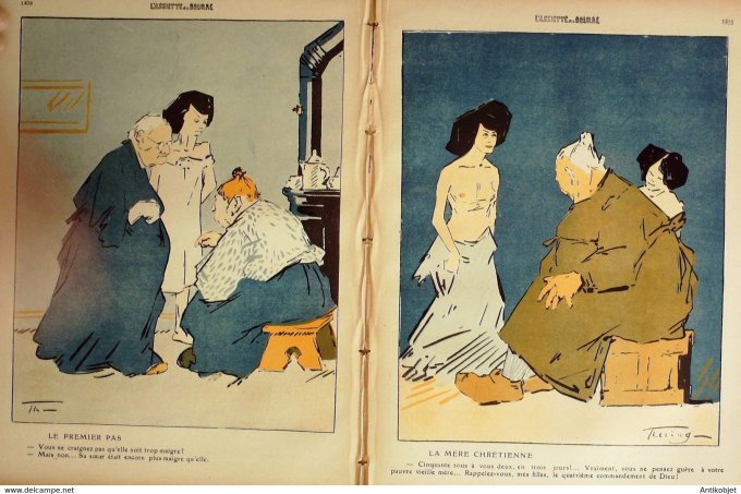 L'Assiette au beurre 1909 # 441 Maternités Thesing Paul