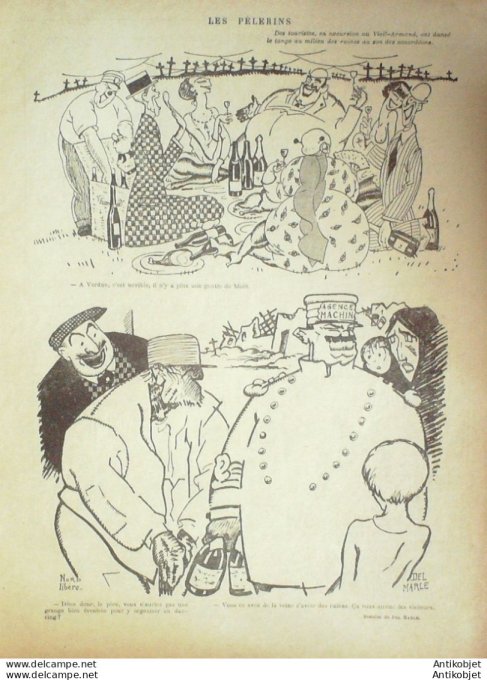 Le Rire 1920-06-17 #  72 Journal humoristique Ed.Originale Pelerins
