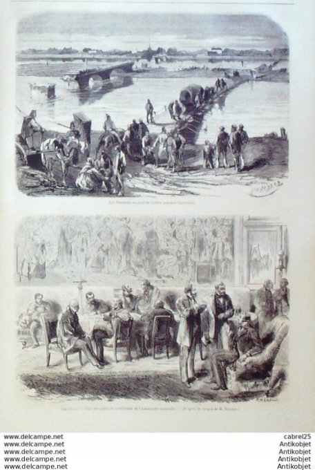 Le Monde illustré 1871 n°735 Issy (92) Versailles (78) Vanves (92) Canonnières Locomotive blindée