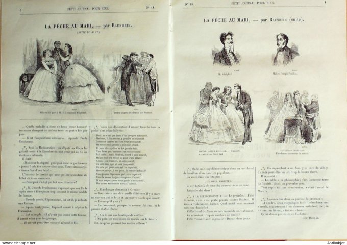 Petit journal pour Rire 1868 #   18 Le sport pour rire Cham