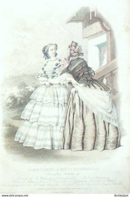 Moniteur de Dames & Demoiselles 1857 # 436 (Maison Lhopiteau)