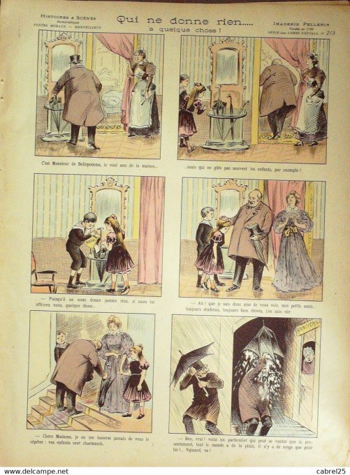 Qui Ne Donne Rien A Quelque Chose (Pellerin d'epinal)