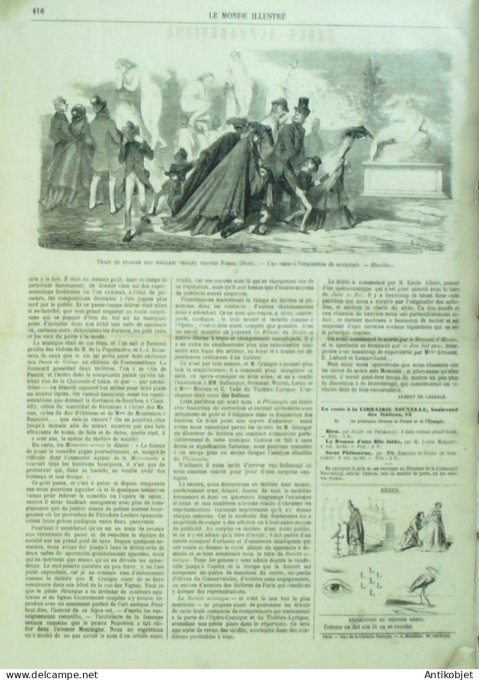 Le Monde illustré 1861 n°220 Siam Ambassadeur Thailande Bangok Mun Montree Raksa Douai (59) Liban Be