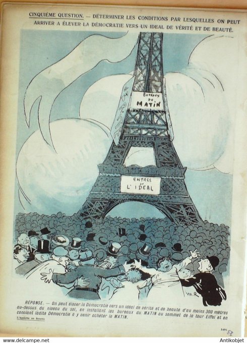 L'Assiette au beurre 1906 n°301 L'éducation de la Démocratie Radiguet
