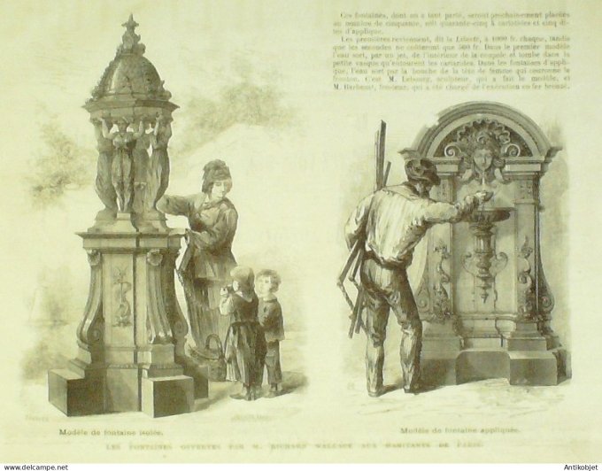 Le Monde illustré 1872 n°801 Cherbourg (50) naufrage du Caroline Cochinchine Saîgon Annamites