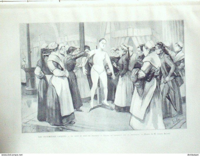 Le Monde illustré 1891 n°1765 Arcachon (33) Rouen (76)  Etats-Unis Porcupine-Creek