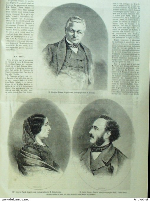 Le Monde illustré 1861 n°220 Siam Ambassadeur Thailande Bangok Mun Montree Raksa Douai (59) Liban Be