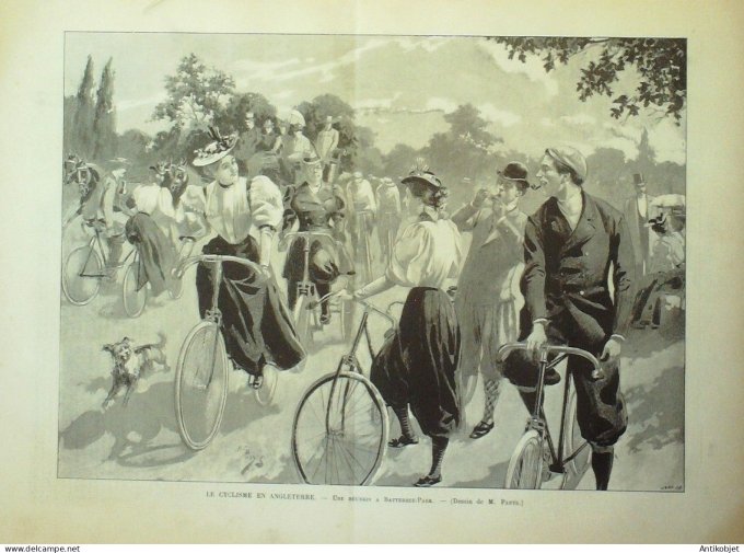 Le Monde illustré 1895 n°2015 Madagascar Beanana Suberbieville Angleterre Battersee-Park
