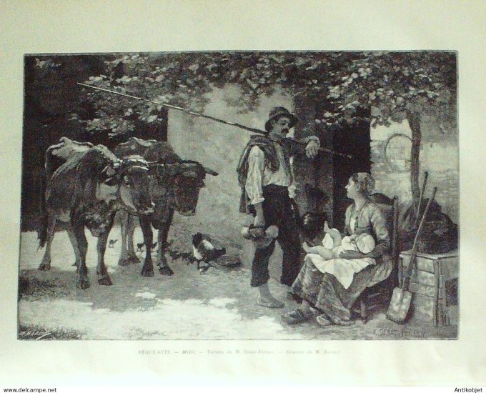 Le Monde illustré 1891 n°1765 Arcachon (33) Rouen (76)  Etats-Unis Porcupine-Creek