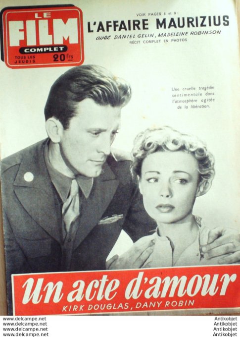 Film complet 481 54-10- 7 Un acte d'amour Kirgk Douglas Barbara Laage
