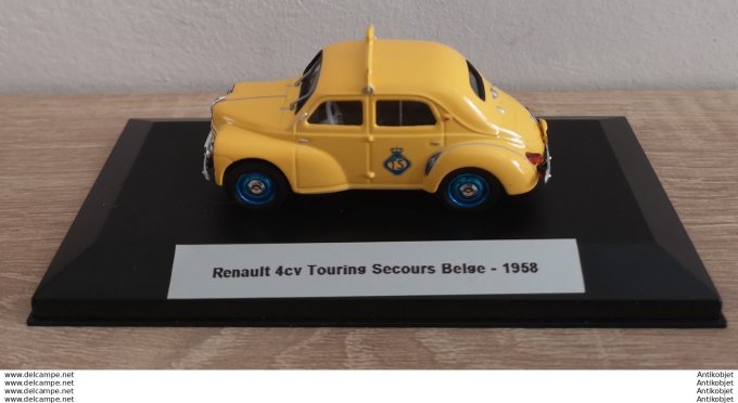 Renault 4cv Touring Secours Belge 1958