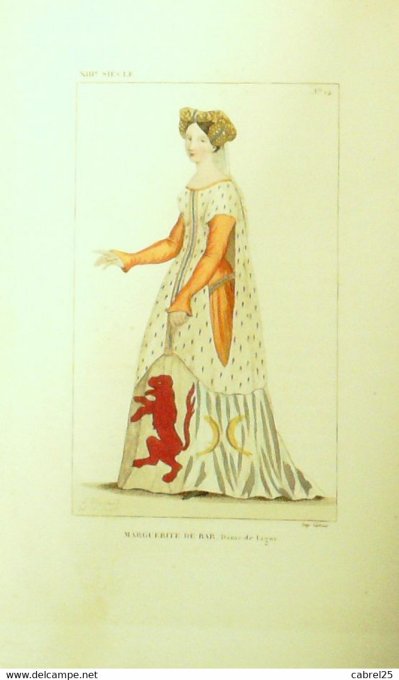 De Bar Marguerite Dame De Ligny 13ème 1852