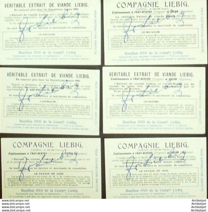 Chromo Liebig Sang  967 Entretien des voies publiques (1909)