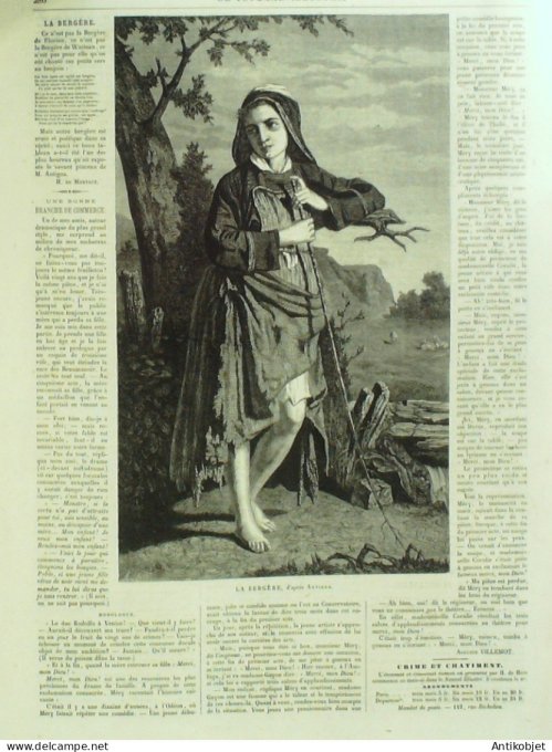 Le journal illustré 1866 n°275 Sceaux (92) Plessis-Robinson (92) Angleterre élections