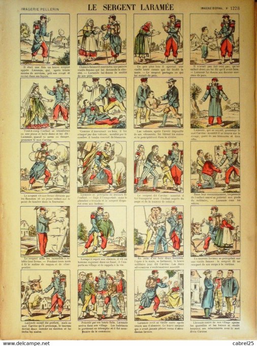 Le Sergent Laramee (Pellerin d'epinal)