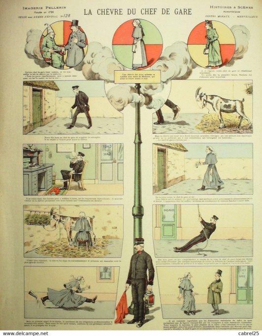 La Chevre Du Chef  de Gare (Pellerin d'epinal)