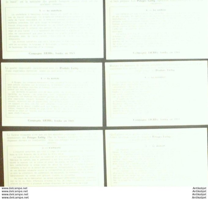 Chromo Liebig Sang 1510 Belgique Occupations Belges (1951)