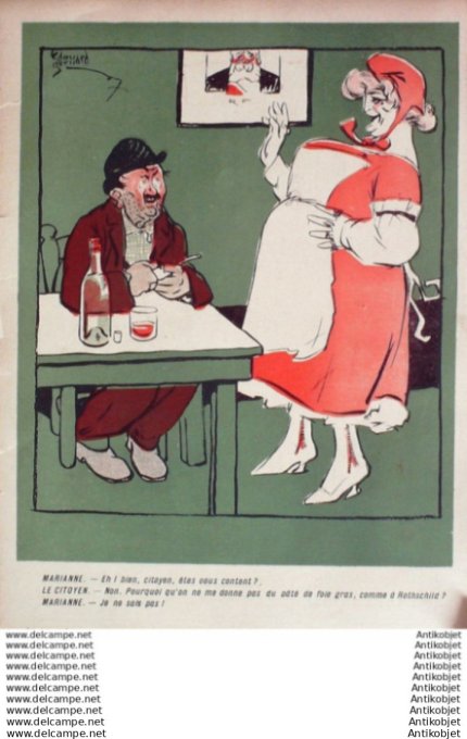 L'Assiette au beurre 1907 # 319 La question sociale Bernard Edouard