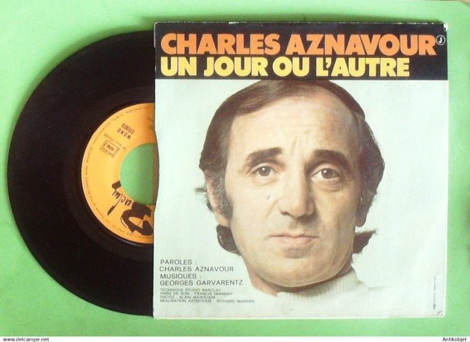 Aznavour Charles 45T SP Nous irons à  Venise 1973