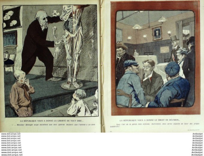 L'Assiette au beurre 1907 # 319 La question sociale Bernard Edouard