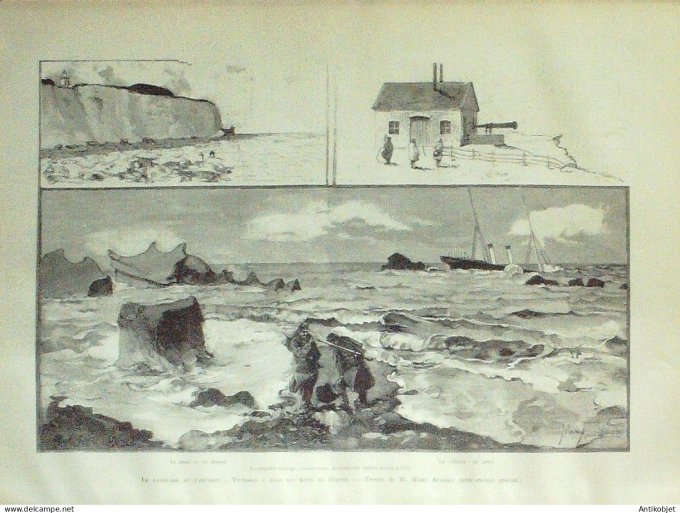 Le Monde illustré 1886 n°1569 Dieppe (76) Sénégal Saint-Louis Pays-Bas Amsterdam Paul Dalloz