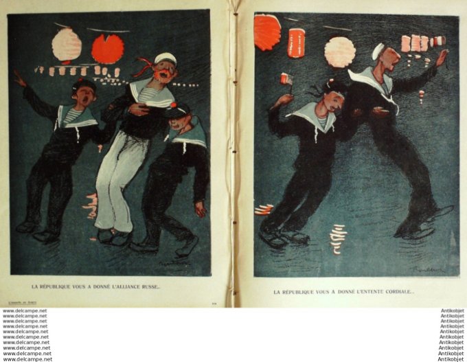 L'Assiette au beurre 1907 # 319 La question sociale Bernard Edouard