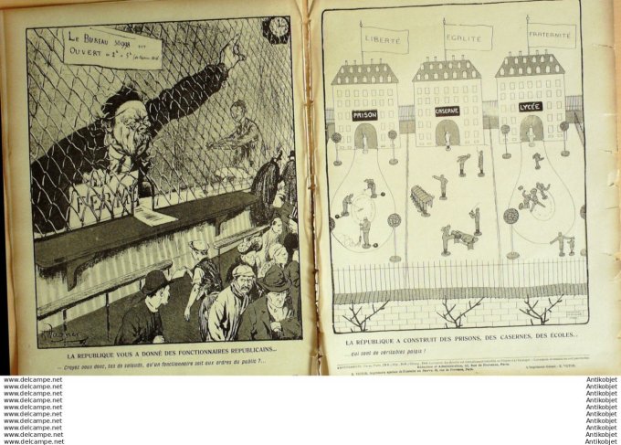 L'Assiette au beurre 1907 # 319 La question sociale Bernard Edouard