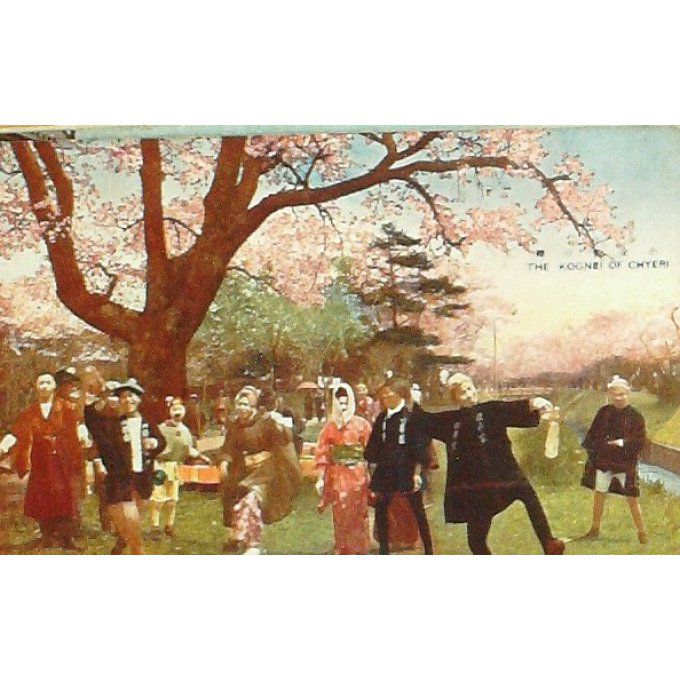 Cpa Japon Fête Du Cerisier 1930