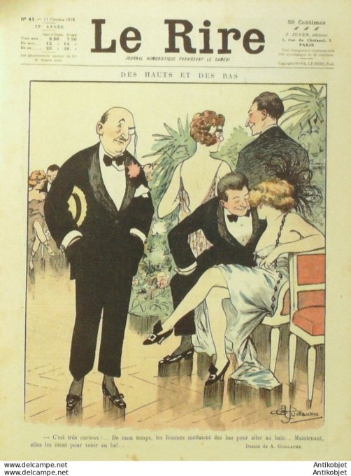 Le Rire 1919-10-11 #  41 Journal humoristique Ed.Originale Vegetarien