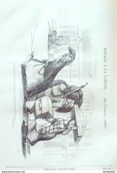 Petit journal pour Rire 1863 # 423 Oeufs de Paques Damourette