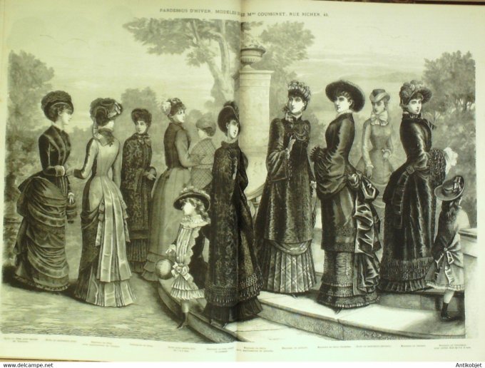 La Mode illustrée 1882 23è année complète reliée 53º