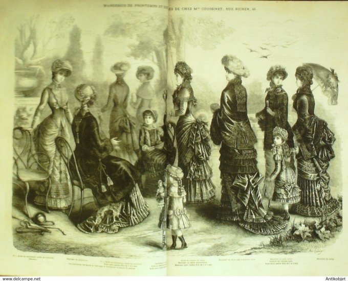 La Mode illustrée 1882 23è année complète reliée 53º