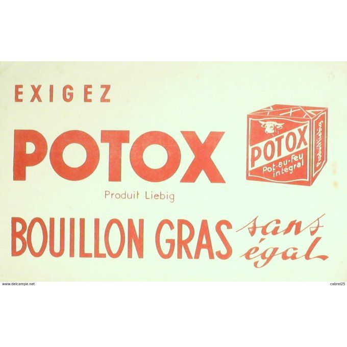 Buvard LIEBIG Potage