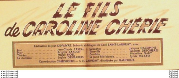 Mon Film 462 55-06-29 Le calice d'argent Pier Angeli Jack Palance